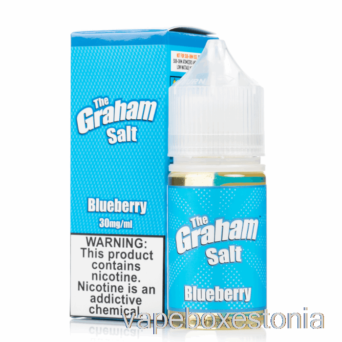 Vape Box Estonia Mustikasool - The Graham - Mamasan E-vedelik - 30ml 30mg